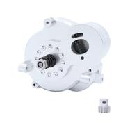 Forgekael MN86 CRACSE DI TRASMISSIONE con ingranaggio del motore compatibile per 1 MN128 MN86 MN86 MN86K MN86KS G500 RC ROCK CRAWLER AUPGRADE(Silver)