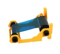 Forgekael Nastro YMCKO 800017-240 800015-940 200 stampe per rotolo compatibile con stampante per carte d'identità P100i P100M P110i P120i