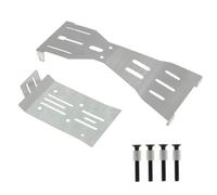 Forgekael Piastra paramotore protezione armatura telaio in acciaio inossidabile compatibile con modelli di auto RC 1/10 FURY MEGA Parti di aggiornamento aftermarket