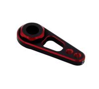 Forgekael Servo a doppio buco in metallo da 25 T Corno braccio compatibile con 1 10 RC Auto Boat Models per il Futaba Savox PowerHd JX SPT del mercato post -vendita(Red)
