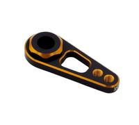 Forgekael Servo a doppio buco in metallo da 25 T Corno braccio compatibile con 1 10 RC Auto Boat Models per il Futaba Savox PowerHd JX SPT del mercato post -vendita(Golden)