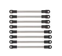 Forgekael Set di tiranti per telaio in acciaio inossidabile compatibile passo 275 mm con estremità aste M4 per cingoli RC in 1/10 275WB adatto a modelli stile TF2 parti di aggiornamento fai da te