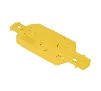 Forgekael Spessore 3 mm Spessore in alluminio Upgrade del telaio in metallo Compatibile con modelli in 1/10 03001 03602 FORMO PESCE 94103 94123(Yellow)