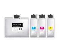 Forgekael T01D1 T01D2 T01D3 T01D4 Cartuccia d'inchiostro Confezione da 4 compatibile con i materiali di consumo per stampante WorkForce Pro WF-C529RDTW WF-C579RD2TWF WF-C579RDTWF(1 Set)