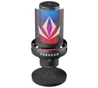 Forgeon Spell microfono gaming, RGB personalizzabile, USB, Cardioide, Registrazione voce PC, Microfono a condensatore