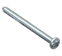 ForgePack Viti autofilettanti a testa cilindrica | 5,1 x 8 | Zincato | Confezione da 12