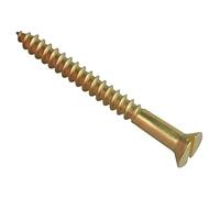 ForgePack - Viti per legno in ottone massiccio | 2" x 10 | Ottone massiccio | Confezione da 6