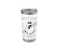 Forget Candy Give Me A Cat - Divertente fantasma Boo con in mano un gatto nero Bicchiere termico in acciaio inox doppia parete