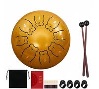 Forget Dust Drum: tamburo Chakra Rain da 6 pollici e 8 note, impugnatura ergonomica e suono puro(N)