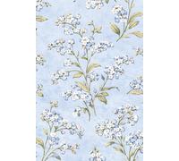 Forget-Me-Not Floral Notebook: Vintage Botanical Flower Pattern Journal | Elegant Lined Notebook for Writing