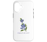 Forget Me Not Wildflower Custodia per iPhone 16