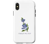 Forget Me Not Wildflower Custodia per iPhone X/XS
