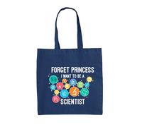 Forget Princess Want To Be A Scienziato - Borsa Tote IN Tela - Scienza Chemistry