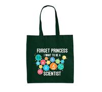 Forget Princess Want To Be A Scienziato - Borsa Tote IN Tela - Scienza Chemistry