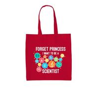 Forget Princess Want To Be A Scienziato - Borsa Tote IN Tela - Scienza Chemistry