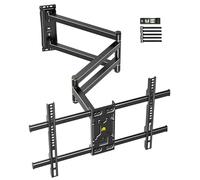 FORGING MOUNT Staffa da parete per TV a lunga portata, braccio lungo 1015 mm per TV da 37-75 pollici, staffa angolare per TV, 3 bracci articolati, supporto TV con movimento completo, orientabile
