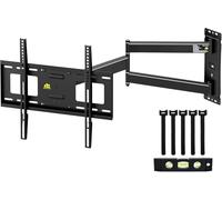 FORGING MOUNT Supporto a Parete per TV con Braccio Articolato Extra Lungo 838mm per Schermi TV Piatti/Curvi da 26-65 Pollici, Inclinabile, Rotabile, Max VESA 400x400mm, Portata 45KG