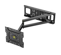 FORGING MOUNT Supporto TV Parete Braccio Lungo 650mm, 180° Rotazione Supporto TV Monitor per LCD/LED/OLED da 13 a 43 Pollici, Braccio TVs Girevole Inclinazione Estensibile Fino a 35kg, VESA 75/200mm