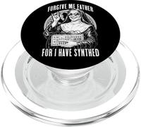 Forgive Me Father For I Have Synthed Funny Sintetizzatore Suora PopSockets PopGrip per MagSafe