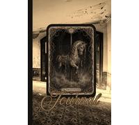 Forgotten Carousel Horse Journal 6x9 | Gothic Vintage Carnival Notebook | Haunted Fairground Diary | Dark Aesthetic 120 Page Journal