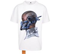 Forgotten Faces Maglietta 'The Mask' blu / grigio argento / nero / bianco Uomo Forgotten Faces S