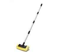 Forgrace 60 Inch Car Wash Brush with Long Handle 12" Soft Bristle Head Flow-Through Heavy Duty Tri-Level Dip Auto Car Exterior Washing Yellow