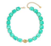 Forgreafa Collane con perline da donna Boho Chunky collana dichiarazione grande resina perline girocollo moda estate spiaggia gioielli, Fits All, Resina, Non pietra preziosa