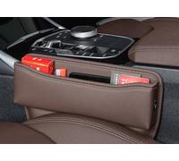 ForGue Scatola portaoggetti per Audi A4 A5 A6 Q2 Q3 Q5 Q5 Q8 Seggiolino Auto Riempimento Gap Seggiolino Auto Gap Portaoggetti Sedile Auto Accessori, Mocha Style