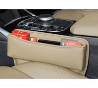 ForGue Scatola portaoggetti per Maserati Levante/Grecale SUV Modena/S/GTS/Trofeo Seggiolino Auto Riempimento Gap Seggiolino Auto Gap Portaoggetti Sedile Auto Accessori, Beige Style