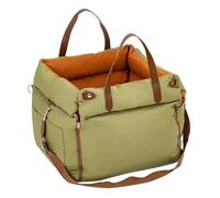 ForGue Seggiolino Auto per Cani per BMW 7 Series 725i 728i 730 732i 733i 745i 750i 735i 750i Imbottitura Spessa Cintura Regolabile e Fissaggio Antiscivolo Lettino Morbido Accessori,Green Orange