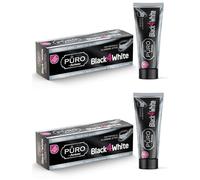 Forhans Black4white Dentifricio Gel Puro 2x75 ml Gel dentale