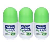 Forhans Cosmetic Roll-on Aloe Fresh 3x50 ml Collutorio