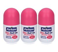 Forhans Cosmetic Roll-On Sensitive Vit E 3x50 ml Collutorio