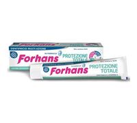 Forhans, Dentifricio Protezione Totale, Dentifricio Multi Azione con Proprietà Lenitive, Rigeneranti, Antibatteriche, Previene Cattivo Alito, Placca e Carie, Non Contiene SLES - 75 ml