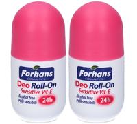 Forhans Deodorante Roll-On Sensitive Vit-E 2x20 ml Roll-On