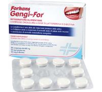 Forhans Integratore alimentare Gengi-For - Lattoferrina e D-Biotina - 30 compresse orosolubili