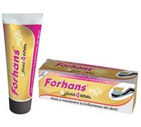 Forhans Gold 4 White Dentifricio Gel Effetto Sbiancante Con Particelle Di Oro e Mica 75 ml
