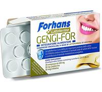 Forhans Integratore alimentare Gengi-For - Lattoferrina e D-Biotina - 30 compresse orosolubili