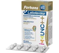 Forhans Immuno++ Integratore con Lattoferrina 200mg, 30 capsule