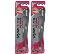 Forhans Spazzolino Argento 4 Total Protection 2x1 pz Spazzolino da den