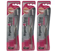 Forhans Spazzolino Argento 4 Total Protection 3x1 pz Spazzolino da den