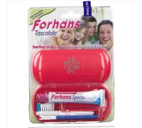 FORHANS TRAVEL KIT TASCABILE COMPOSTO DA SPAZZOLINO DA VIAGGIO + FORHANS SPECIAL PASTA DENTIFRICIA TUBETTO 12,5 ML