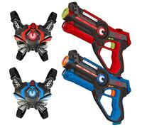 FORHISHER Pistole Laser Tag Bambini e Gilet,Pistole Laser Game con Pettorina per 2,Pistole laser Giocattolo per 3 4 5 6 7 8 9+ Anni Ragazze dei Ragazzi