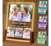 FORHISHER Regali personalizzati con foto Regali per la migliore amica per le donne Regali per la sorella Regalo di compleanno per lei Regali di amicizia