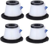 Forhome 4 pezzi di ricambio per filtro MOOSOO K17, filtro di ricambio per aspirapolvere, set di filtri di ricambio adatti per aspirapolvere a batteria, accessori per aspirapolvere filtro