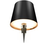 Forhome Lampada a bottiglia senza fili, paralume per bottiglie, IP54, impermeabile, touch dimmerabile, colori RGB, luce portatile, per ristoranti e bar