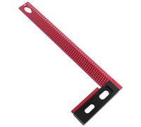 Fori sovrapposti per lavori di bricolage e lavori di bricolage, per tracciare linee verticali parallele, progetti in alluminio a forma di L e righello con lavorazione del legno (tipo 300)