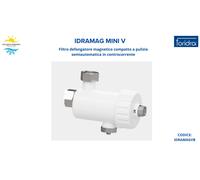 Foridra IDRAMAG MINI V defangatore magnetico da 3/4" bianco 7.000 gaus con rete