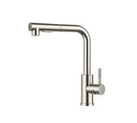 FORIOUS Rubinetto Lavello Cucina, Miscelatore Cucina con Doccetta Estraibile Acciaio Inox Ad Alta Pressione Orientabile a 360°