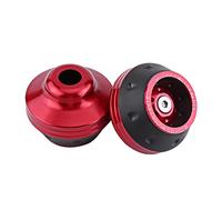 Fork Frame Sliders CNC Aluminum Front Fork Wheel Frame Sliders Motorbike Falling Protection Scooter Moped (Red)